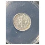 1960 PROOF US ROOSEVELT DIME ANACS PF67