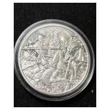 1 TROY OZ .999 FINE SILVER INTAGLIO MINT ROUND IN AIRTITE