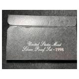 1998 US MINT SILVER PROOF SET