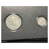 1938 AMERICAS MOST BEAUTIFUL SILVER COINS 2 COIN SET