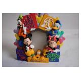 Disney Character Photo Frame featuring Mickey, Minnie, Goofy, Pluto, and Donald