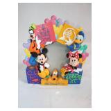 Disney Character Photo Frame featuring Mickey, Minnie, Goofy, Pluto, and Donald