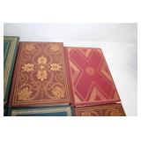 Collection of 15 Classic Leather-bound Books