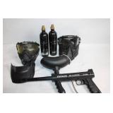 Tippmann 98 Custom Paintball Gear Set with Masks and CO2 Tanks