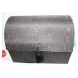 Large Wooden Storage Box with Drawers and Dividers