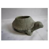 Decorative Turtle-Shaped Stone Planter
