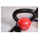 Set of 2 Kettlebells with Resistance Bands