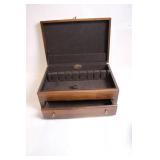Reed & Barton Wooden Silverware Storage Chest