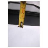 Black Wooden Display Case with Glass Top