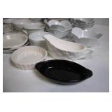 Set of 27 Assorted Ceramic Serveware Dishes