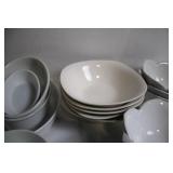 Set of 27 Assorted Ceramic Serveware Dishes