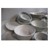 Set of 27 Assorted Ceramic Serveware Dishes
