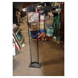 Tall Metal CD or DVD Storage Tower Rack
