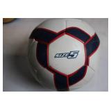 Collection of 4 Sports Balls: Soccer, Basketball, and Two Footballs