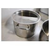 Set of Aluminum Cookware: Stock Pot and Roasting Pan