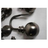 Set of 10 Metal Tieback Curtain Holdbacks with Mounting Hardware