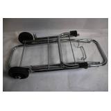 Folding Steel Hand Truck with Black Wheels