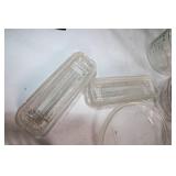 Collection of Vintage Pyrex and Glass Serving Dishes