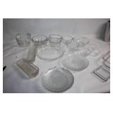 Collection of Vintage Pyrex and Glass Serving Dishes