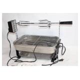 Electric Rotisserie Grill with Manual