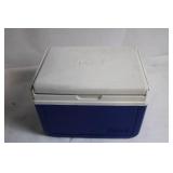 Coleman Blue and White Portable Cooler