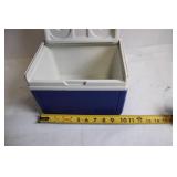 Coleman Blue and White Portable Cooler