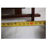 Wood Framed Artwork with Abstract Design