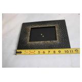Patterned Black and Gold Photo Frame