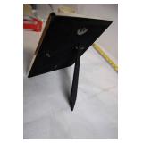 Towle 5" x 7" Silver Plated Picture Frame with Faux Leather Border