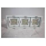 Distressed Triple Tabletop Picture Frame Set