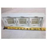 Distressed Triple Tabletop Picture Frame Set
