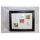 11x14 Multi-Opening Picture Frame with Black Wood Border