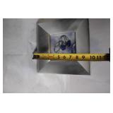 Silver Picture Frame with Gemstone Ring Art Display