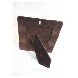 Elegant Wood and Silver-Plated Picture Frame