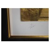 Antara I Limited Edition Framed Gold Foil Artwork by Tlkia (5/100)