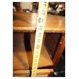 Wooden Storage Cabinet with Slatted Door