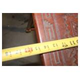 Antique Wooden Table with Intricate Carving Design