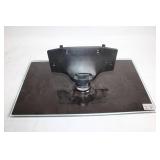 Durable Black TV Stand Base with Swivel Mount