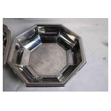 Set of 2 Jean Couzon Silver-Plated Serving Trays, Made in France