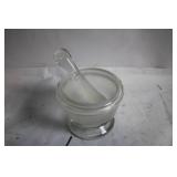 Glass Mortar and Pestle Set