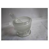 Glass Mortar and Pestle Set