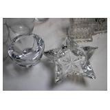 Collection of Mixed Glassware and Crystal Pieces