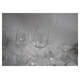 Collection of Mixed Glassware and Crystal Pieces