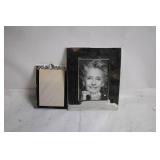Set of 2 Silver Picture Frames - Sizes 5x7 and 8x10