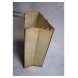 Decorative Hand-Painted Tote Bag with Zebra and Palm Tree Design