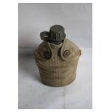 Vintage Military Canteen with Canvas Cover
