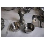Stainless Steel Kitchenware Collection with Mixing Bowls, Sifter, and Basket
