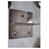 Stainless Steel Kitchenware Collection with Mixing Bowls, Sifter, and Basket