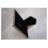 Vintage Silver-Plated Picture Frame with Laurel Wreath Design