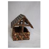 Rustic Stone Wishing Well Planter
